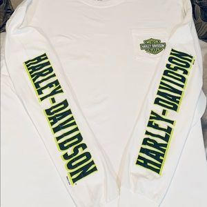 Harley Davidson Long Sleeve Pocket Tee Men’s 2XL